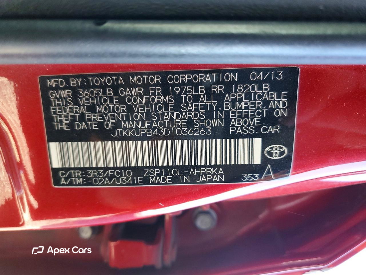 Scion xD 2013