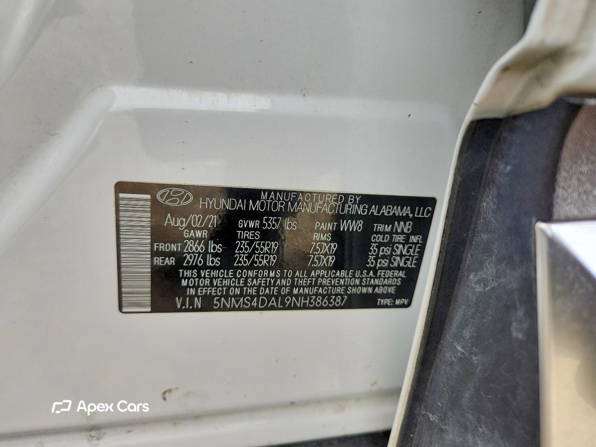 Hyundai Santa Fe 2022