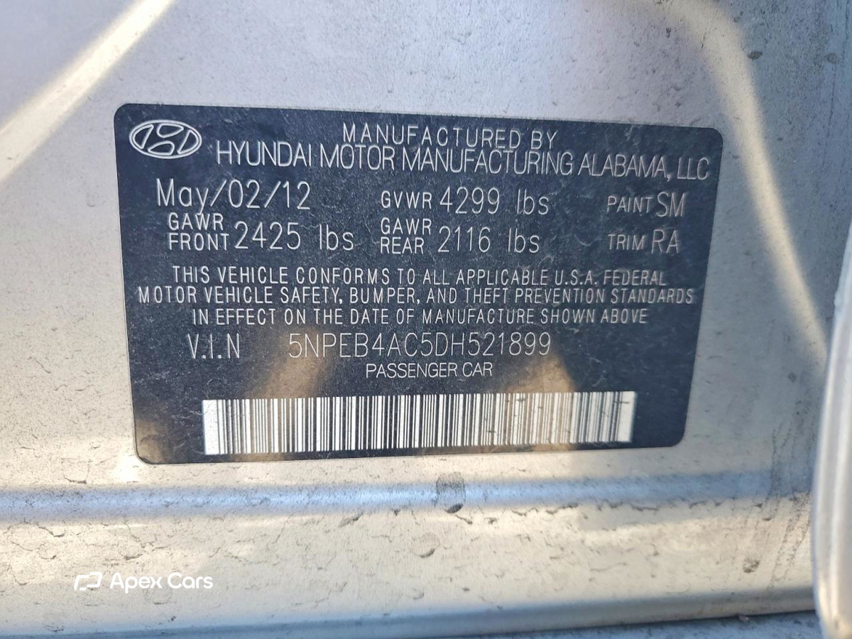 Hyundai Sonata 2013