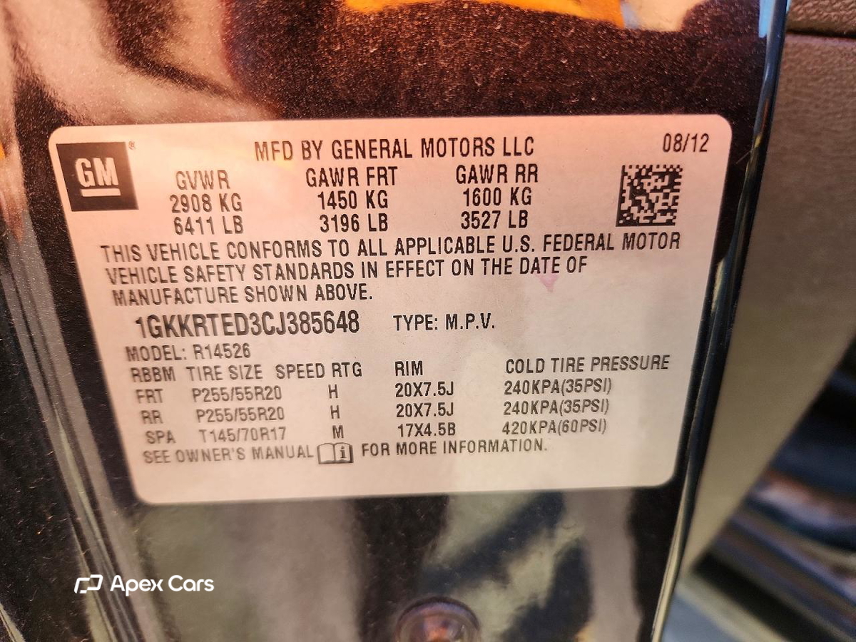 GMC Acadia 2012