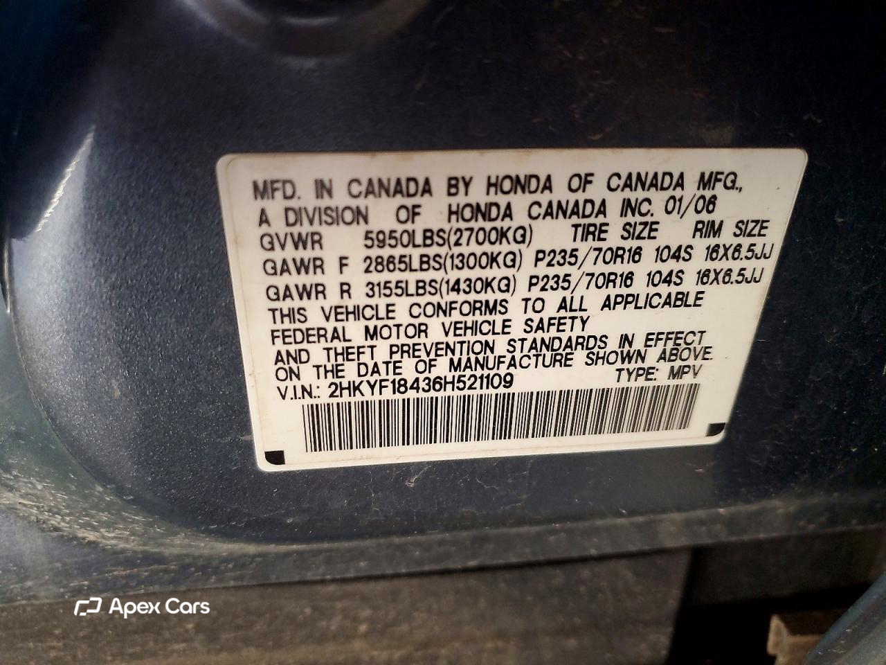 Honda Pilot 2006