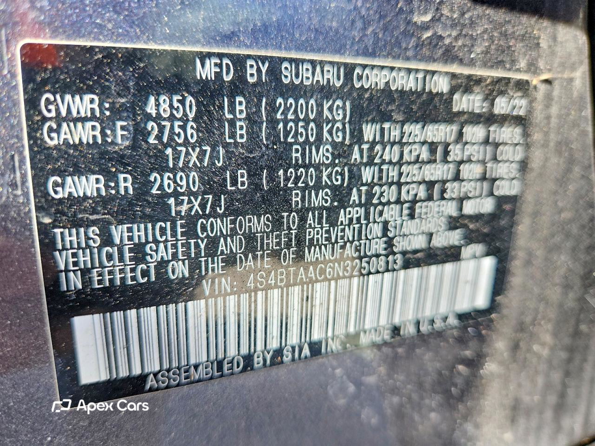 Subaru Legacy 2022