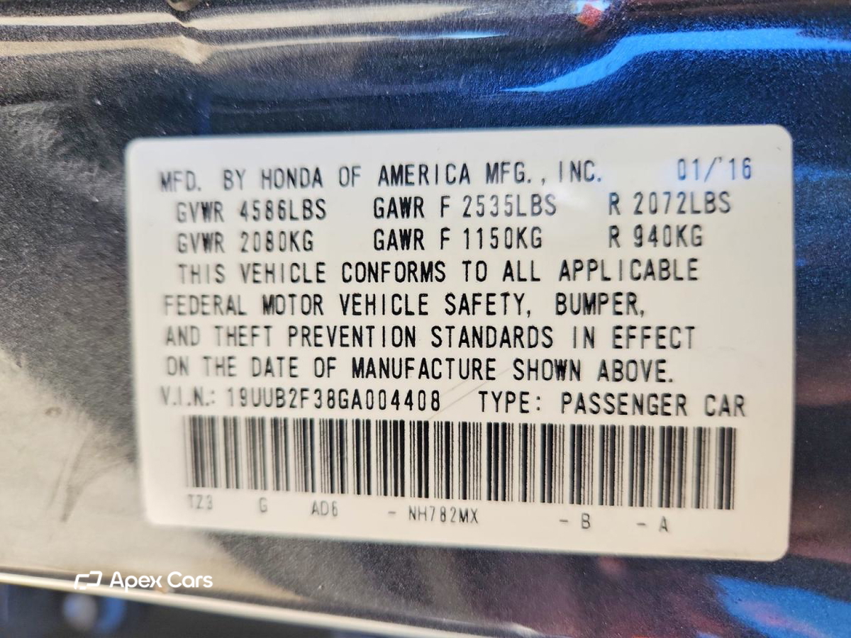 Acura TLX 2016