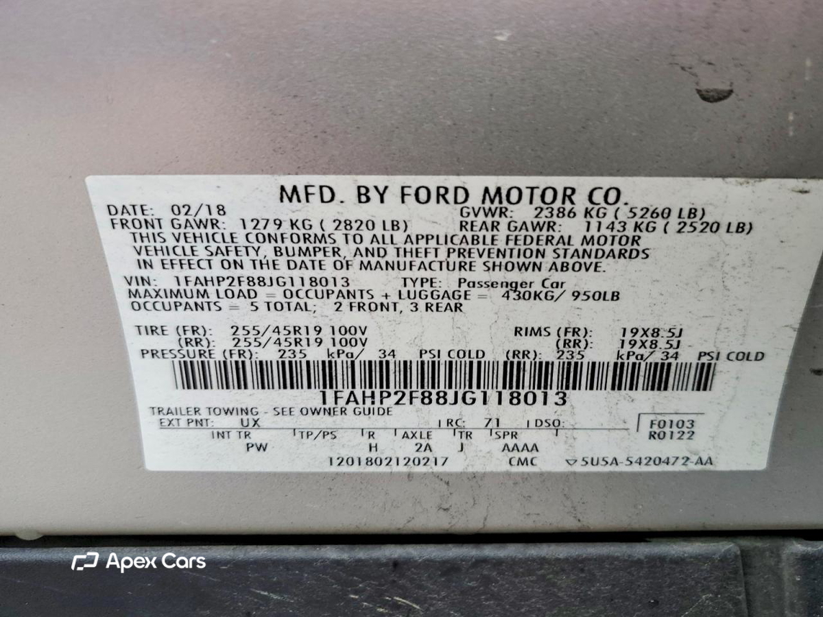 Ford Taurus 2018