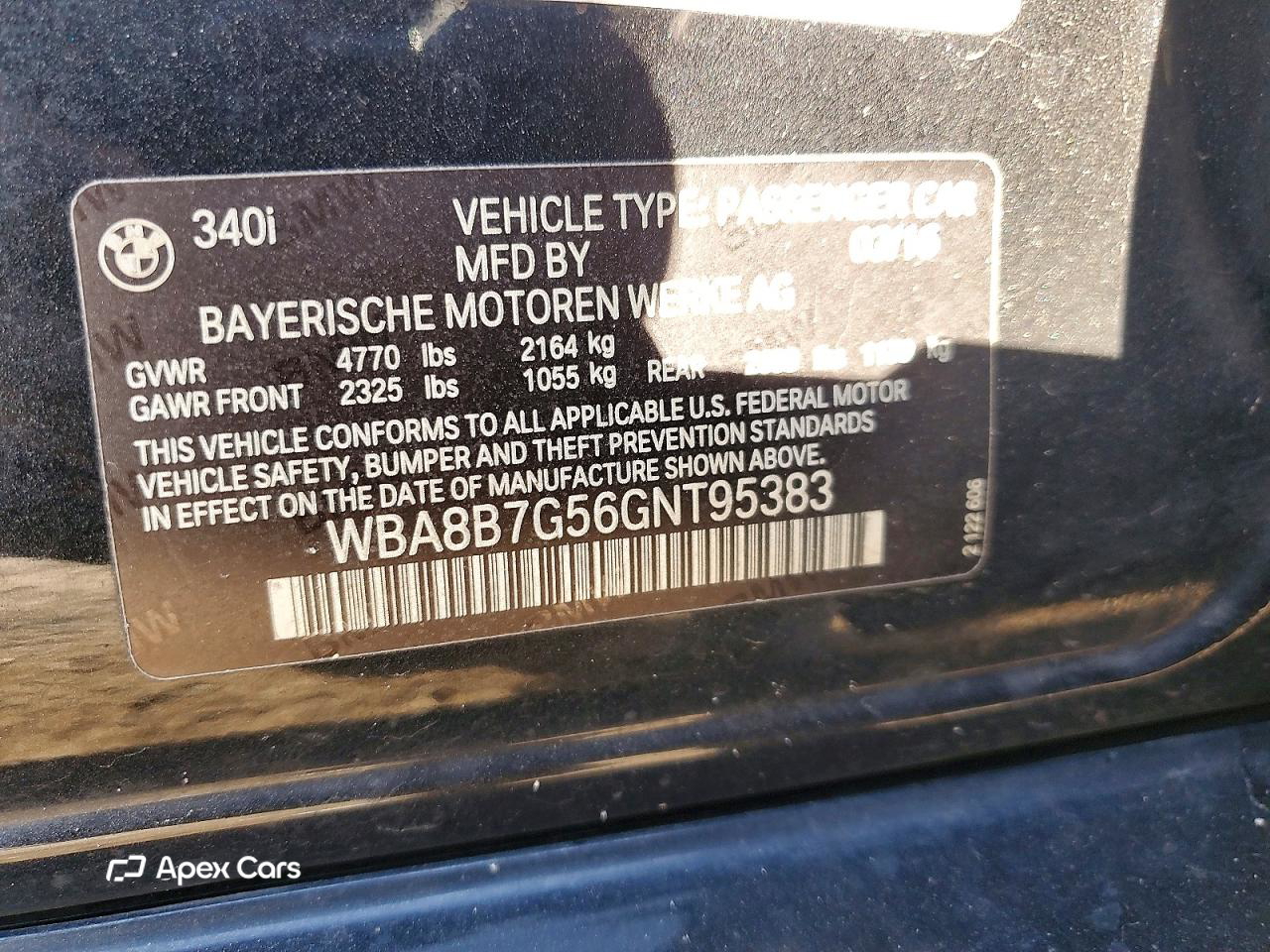 BMW Series 3 2016