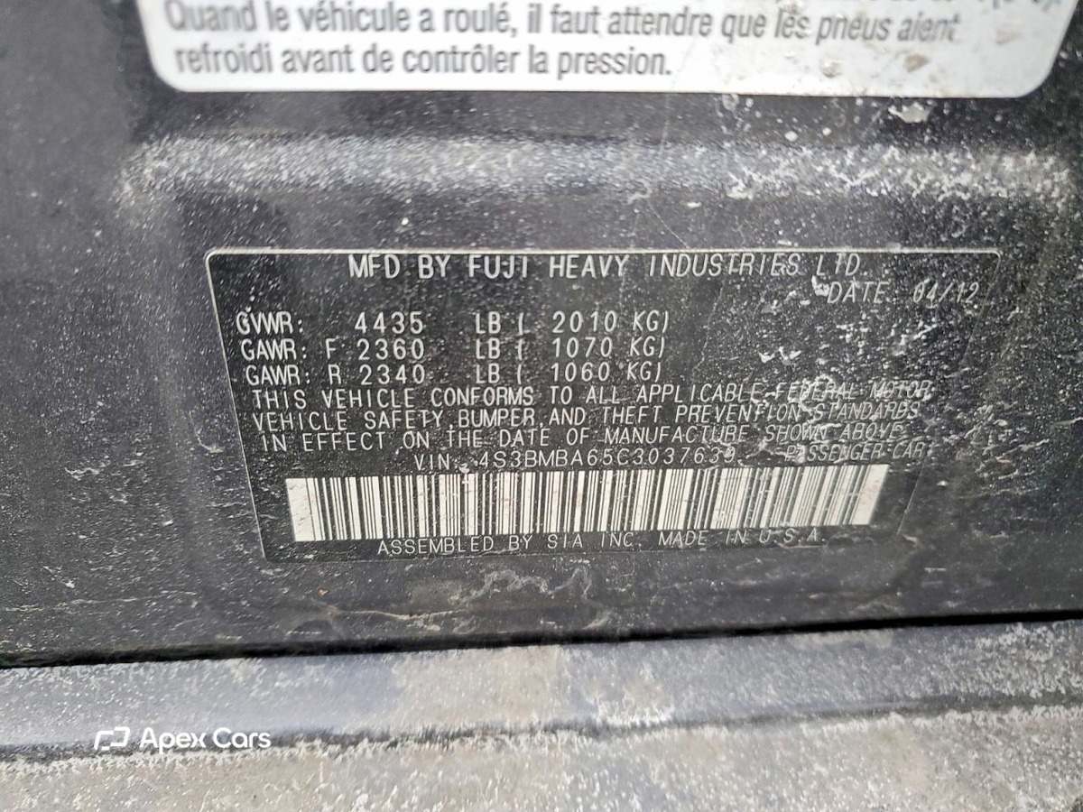 Subaru Legacy 2012