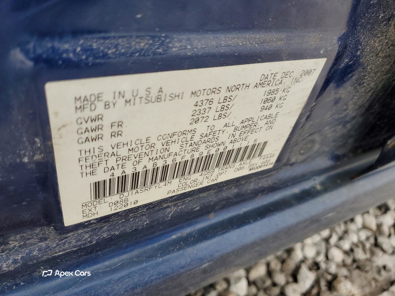 Mitsubishi Galant 2009