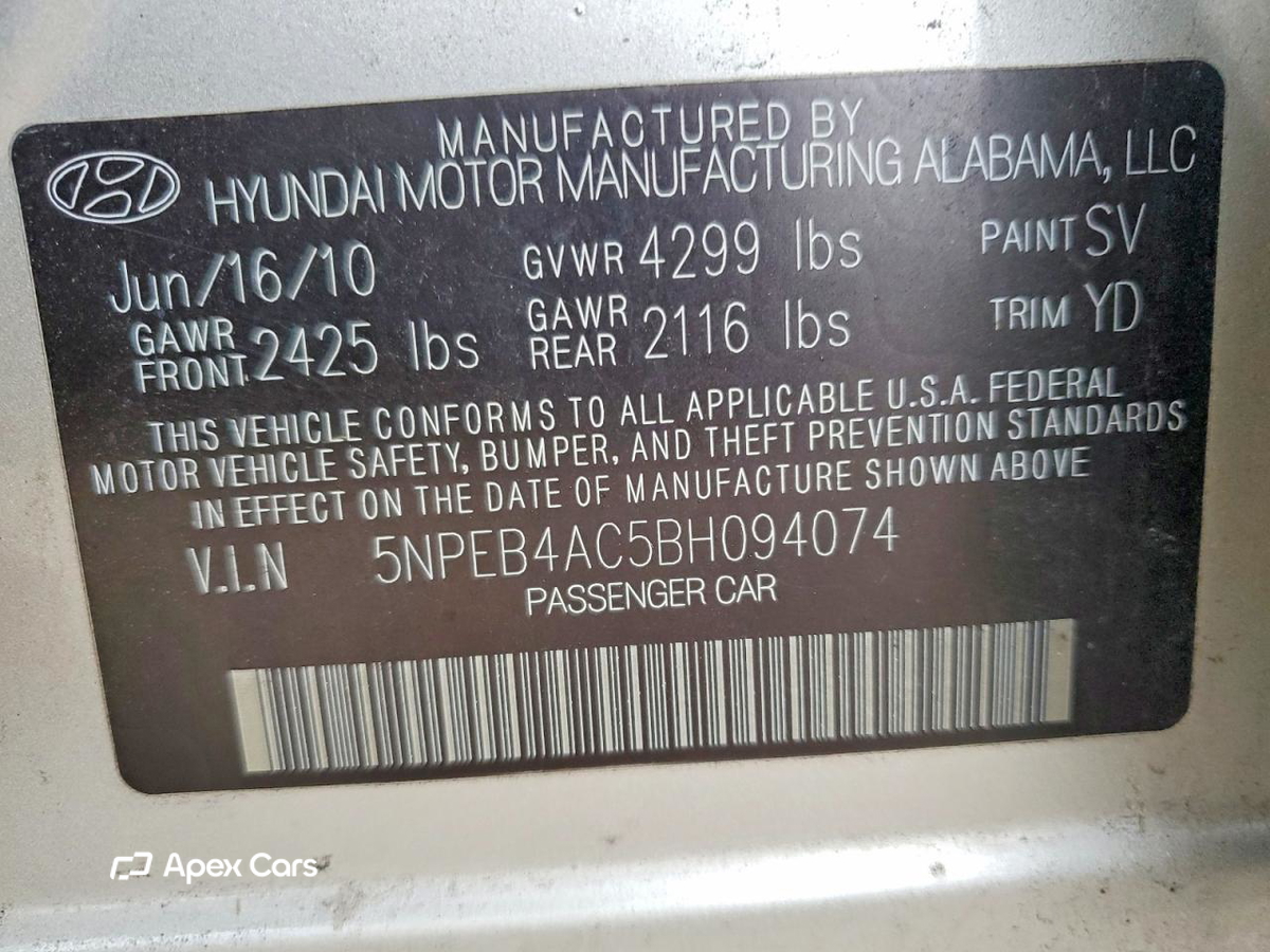 Hyundai Sonata 2011