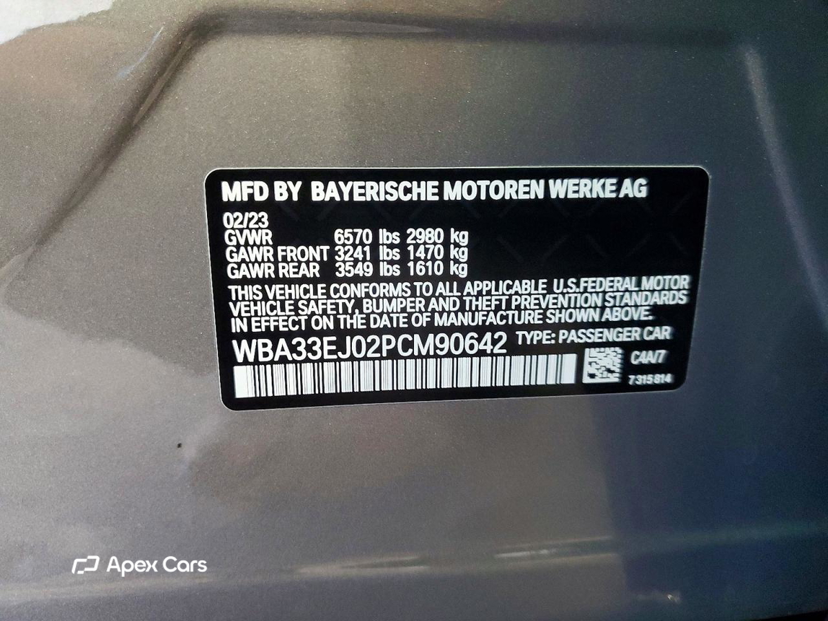 BMW Series 7 2023