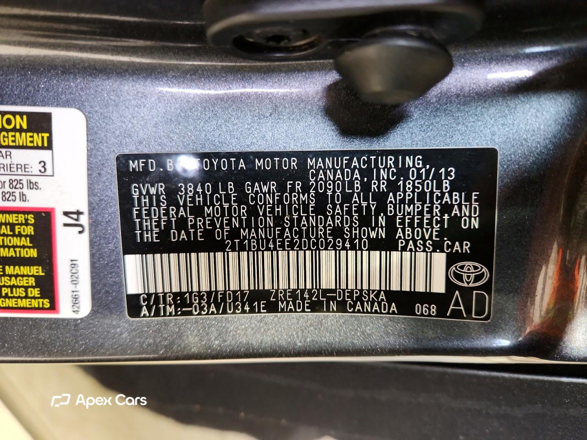Toyota Corolla 2013