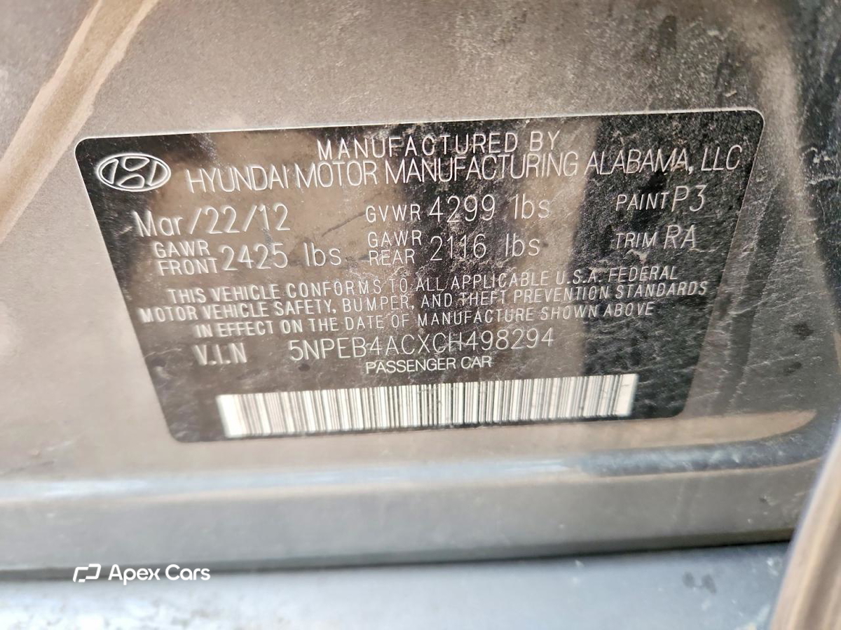 Hyundai Sonata 2012