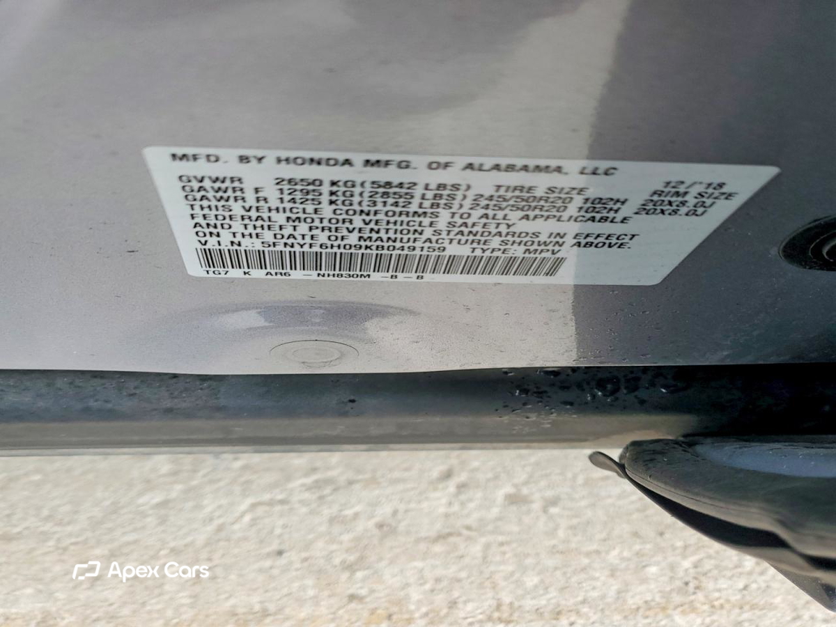 Honda Pilot 2019