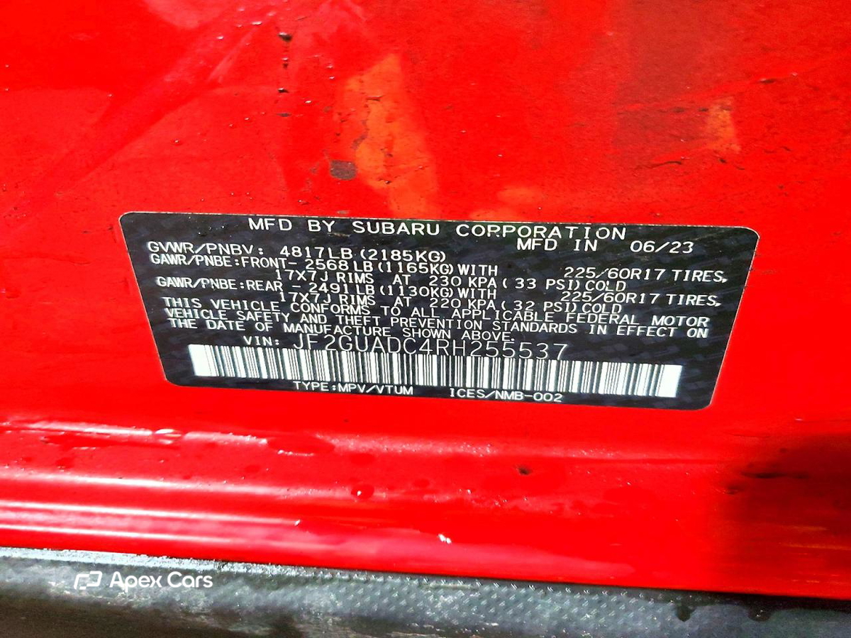 Subaru XV 2024