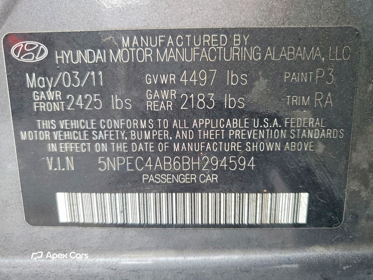 Hyundai Sonata 2011