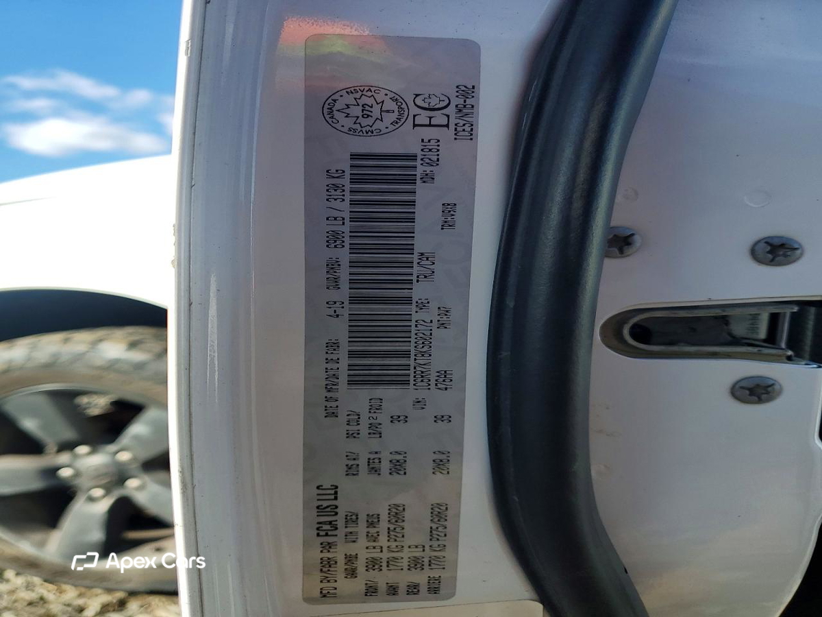 RAM 1500 2019
