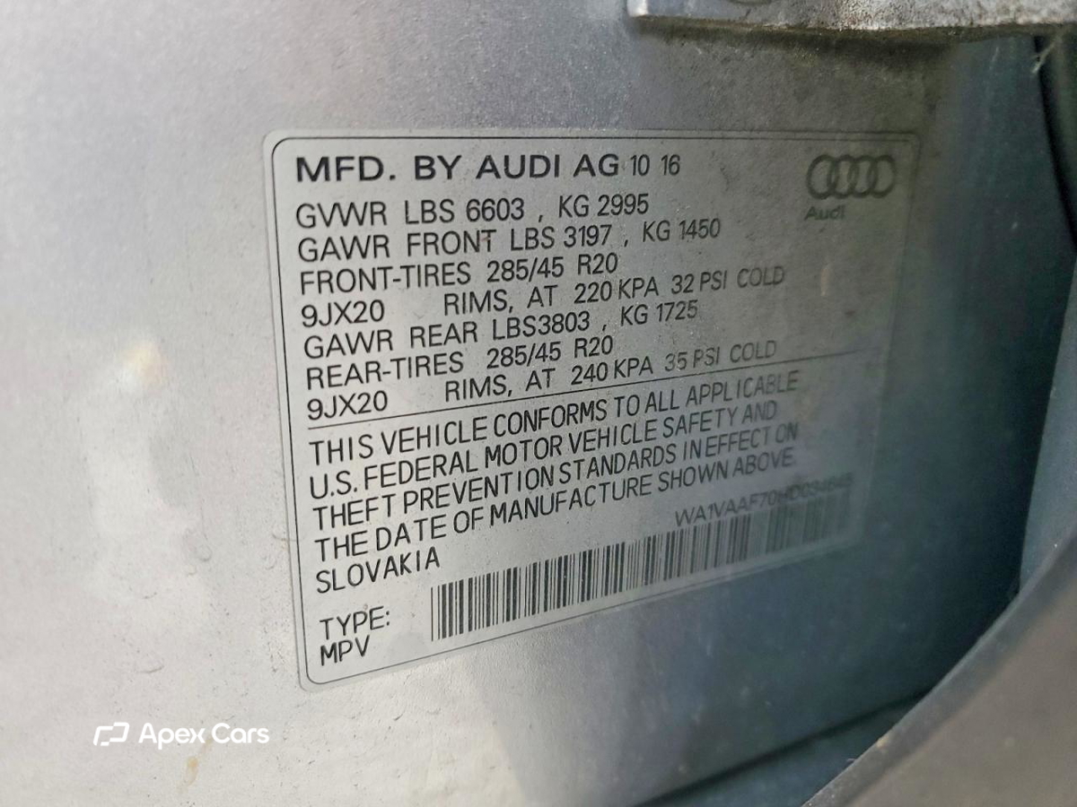 Audi Q7 2017