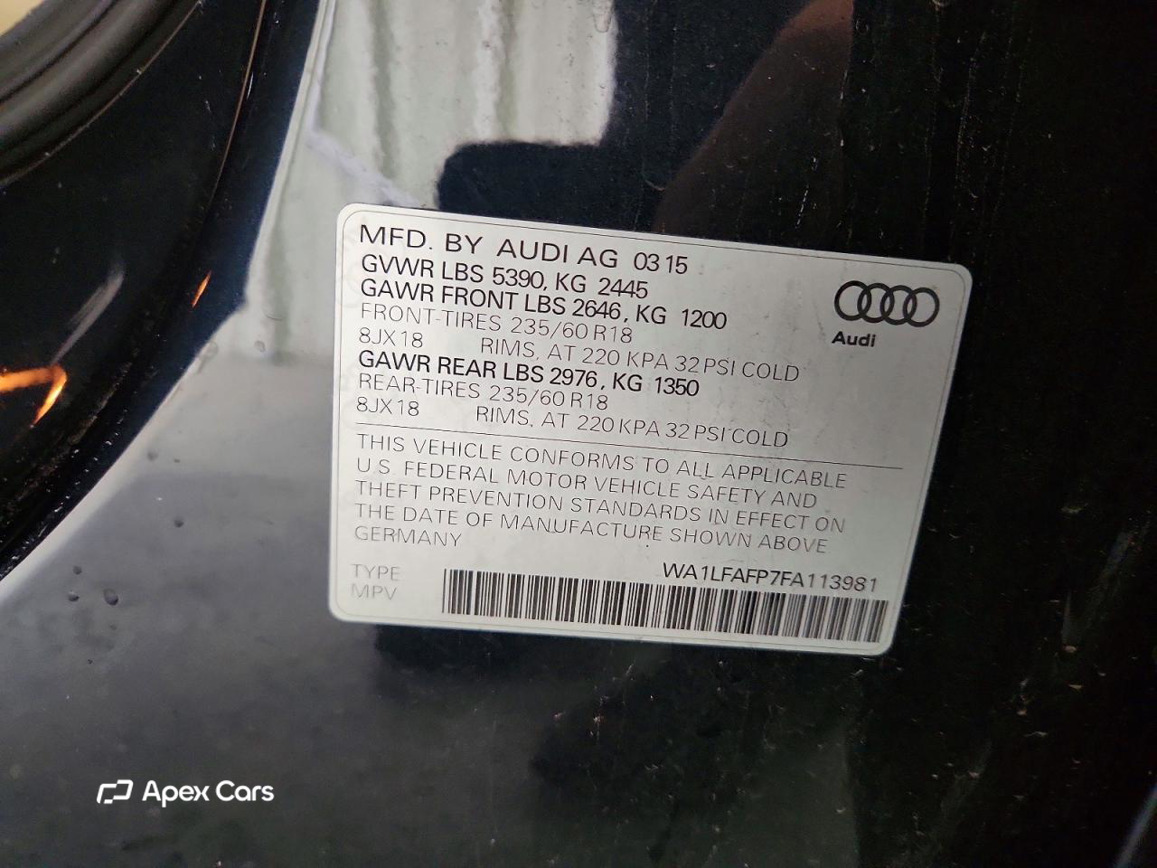 Audi Q5 2015