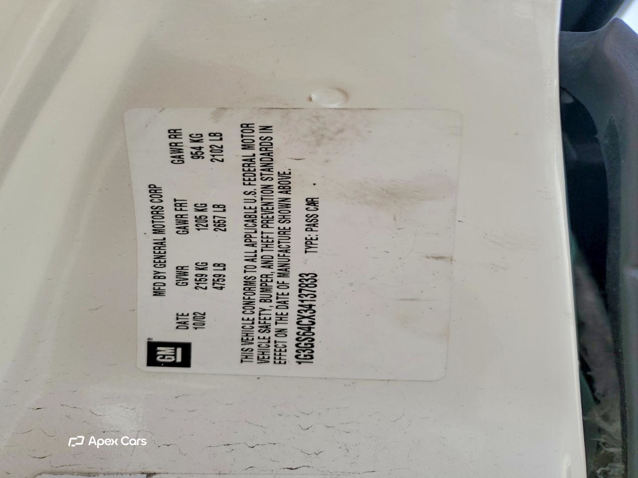 Oldsmobile Aurora 2003