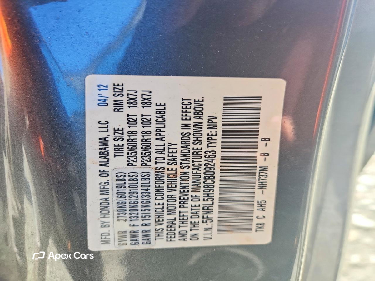 Honda Odyssey 2012