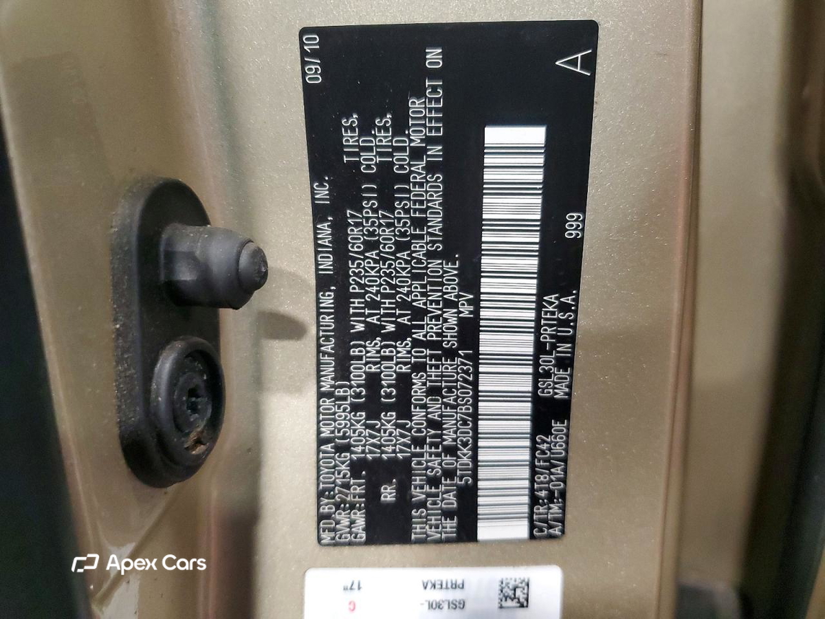 Toyota Sienna 2011
