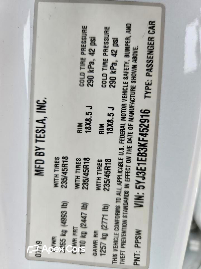 Tesla Model 3 2019