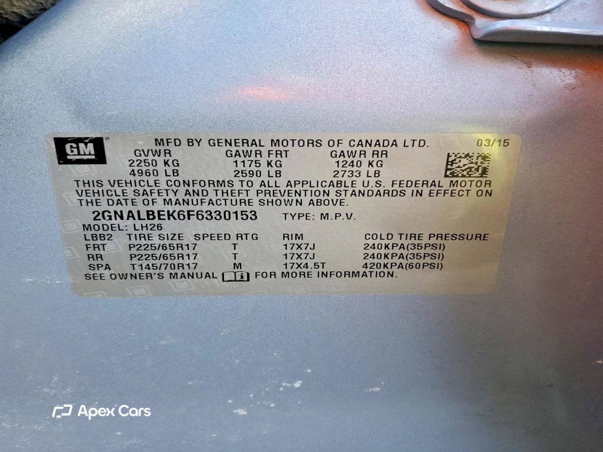 Chevrolet Equinox 2015