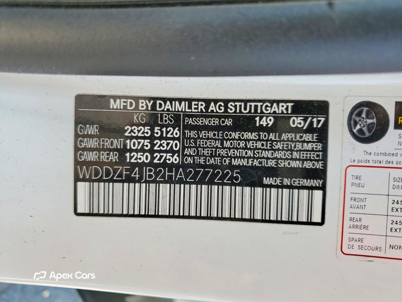Mercedes-Benz E-klasse 2017