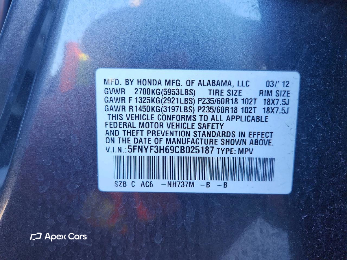 Honda Pilot 2012