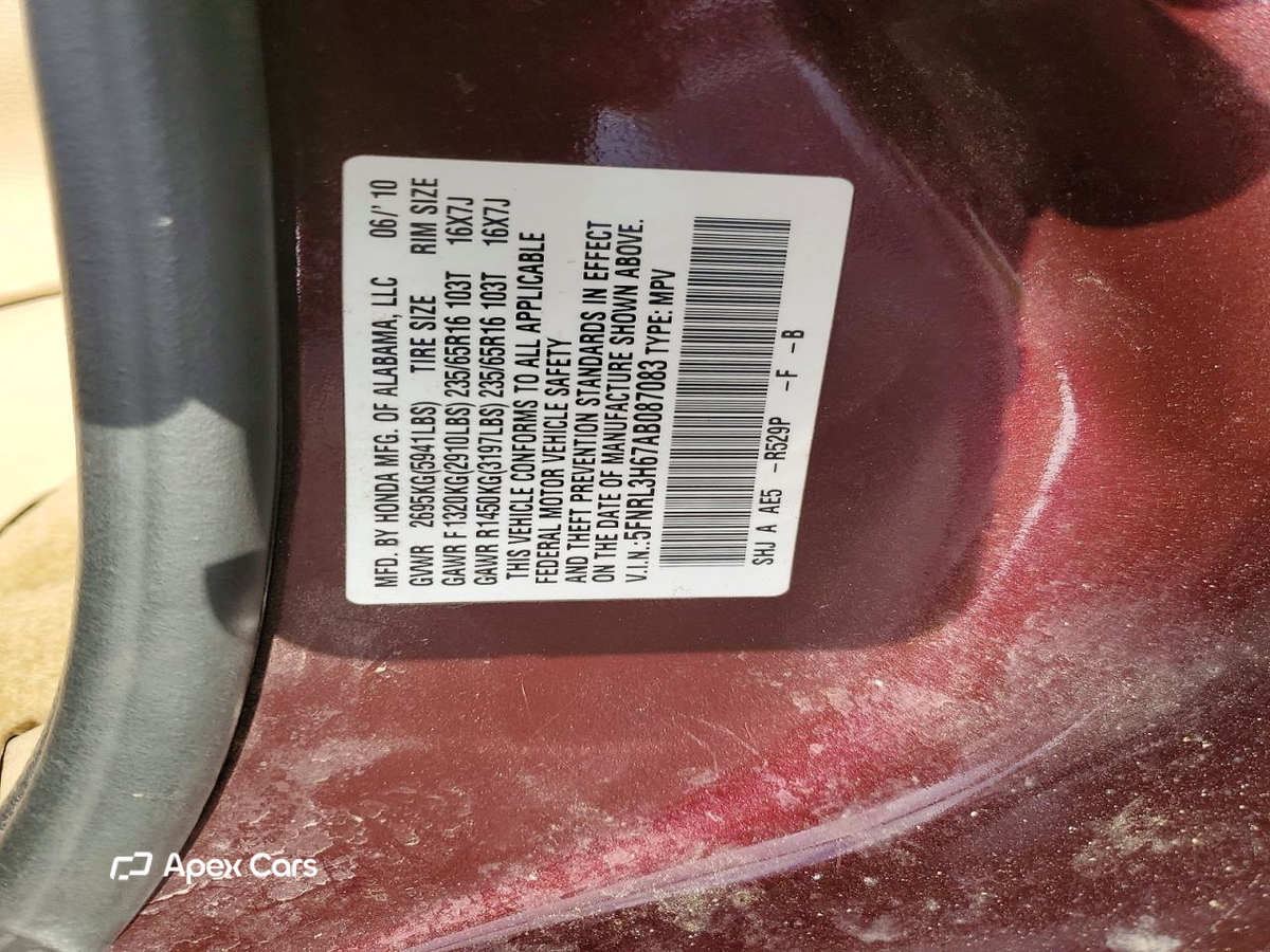 Honda Odyssey 2010