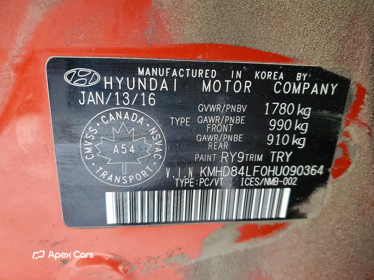 Hyundai Elantra 2017