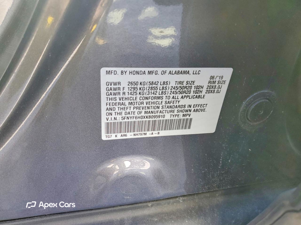 Honda Pilot 2019
