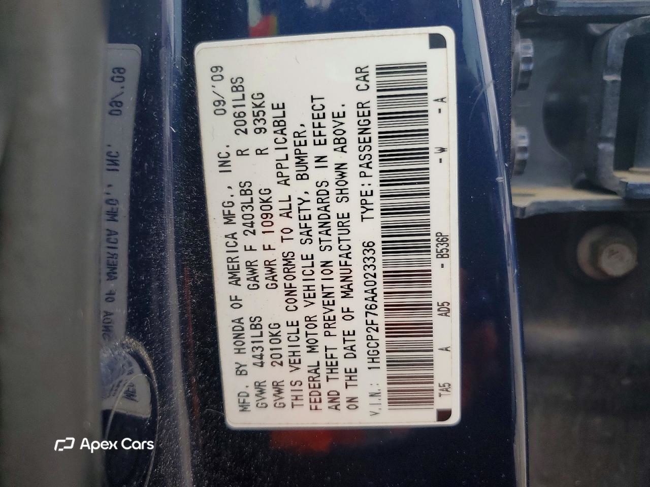 Honda Accord 2010