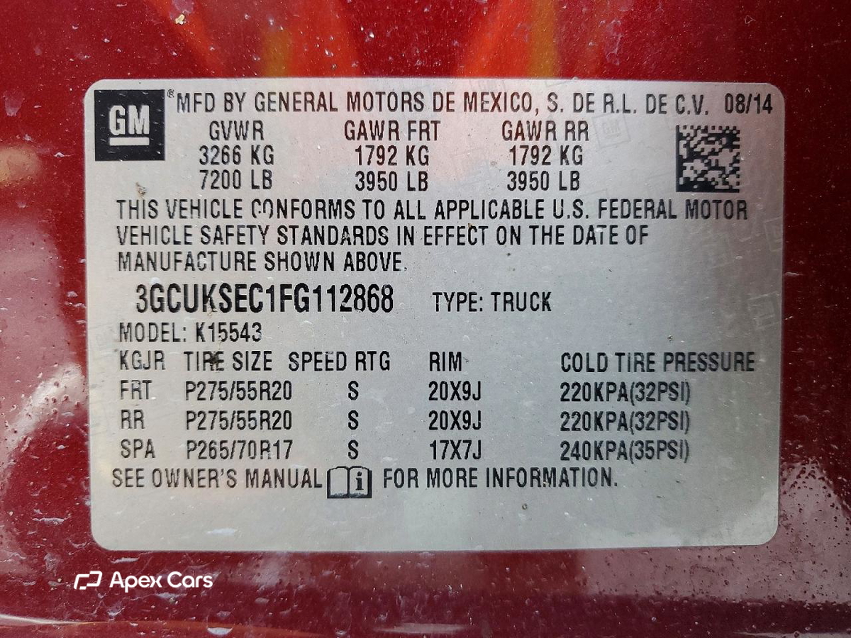 Chevrolet Silverado 2015