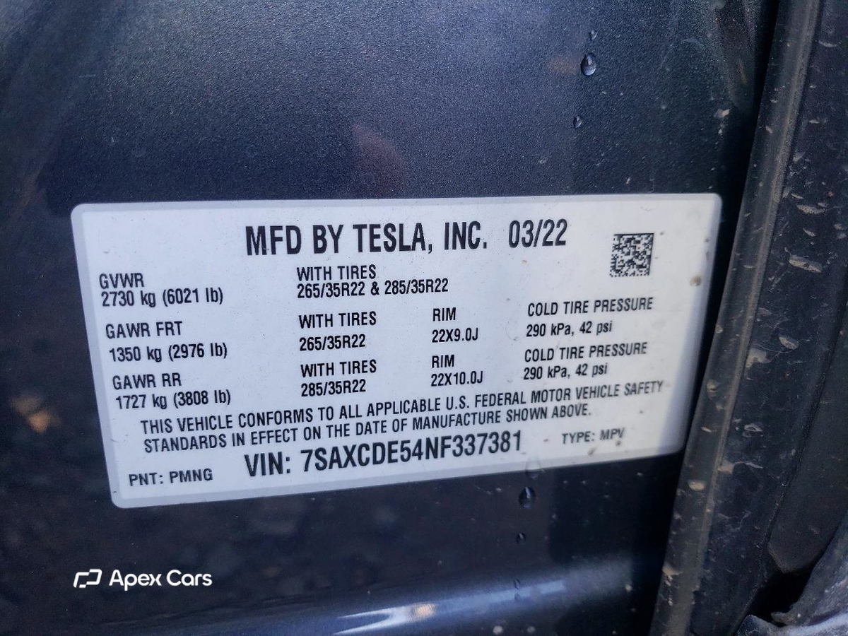 Tesla Model X 2022