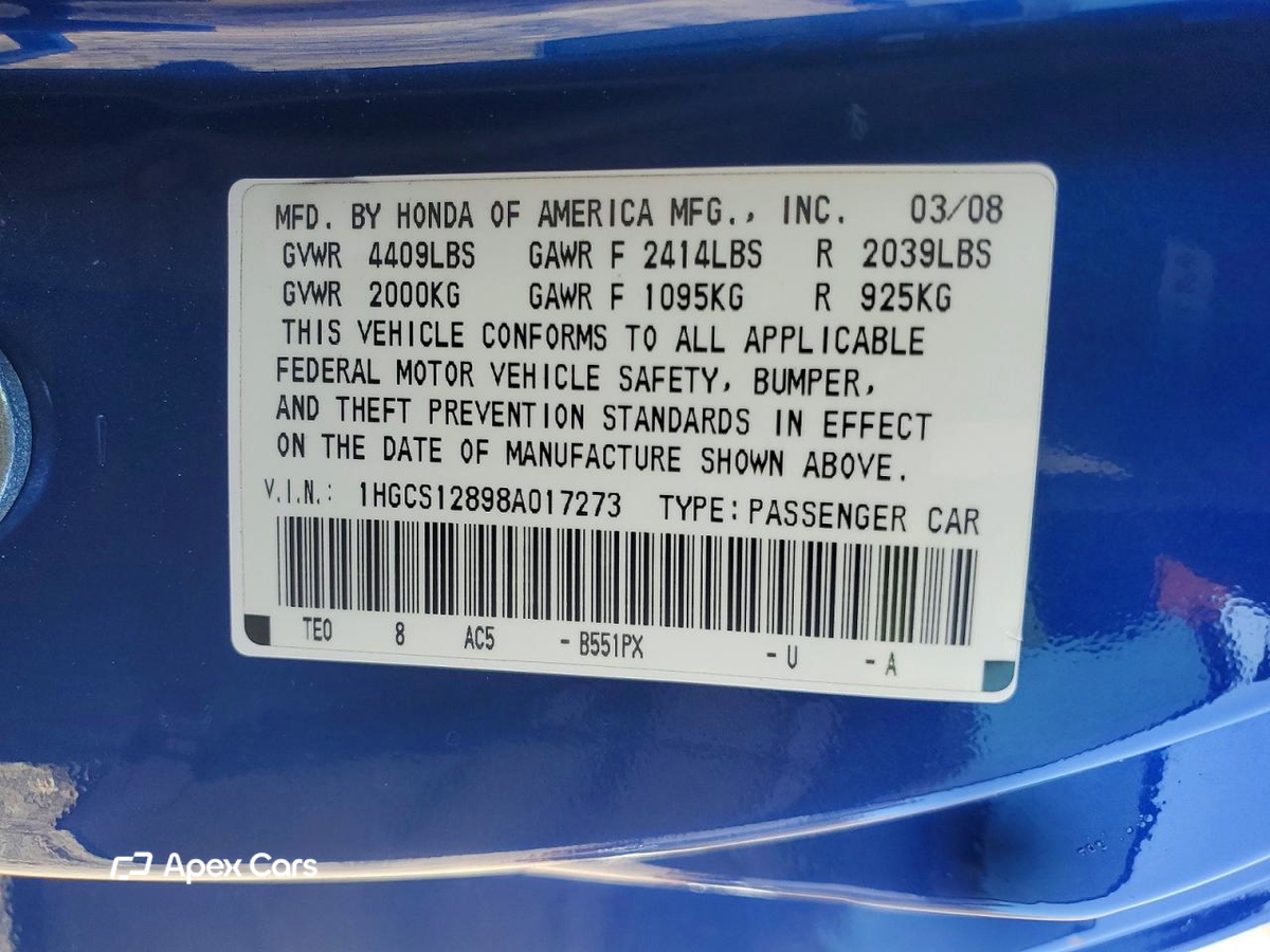 Honda Accord 2008