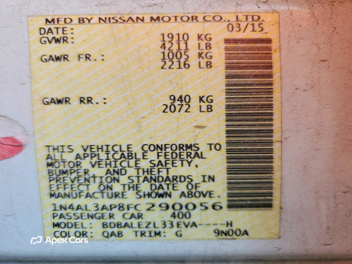 Nissan Altima 2015