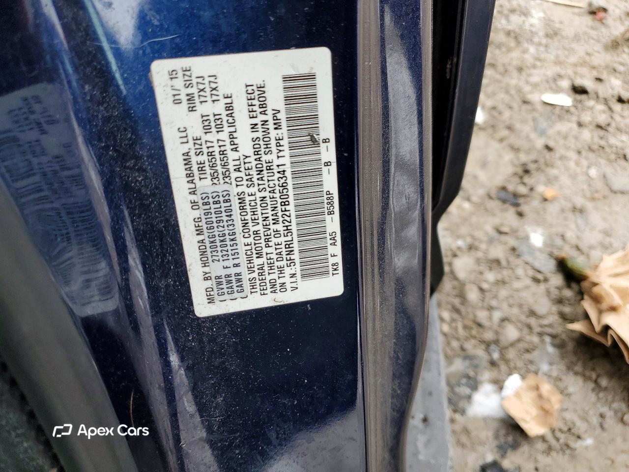 Honda Odyssey 2015