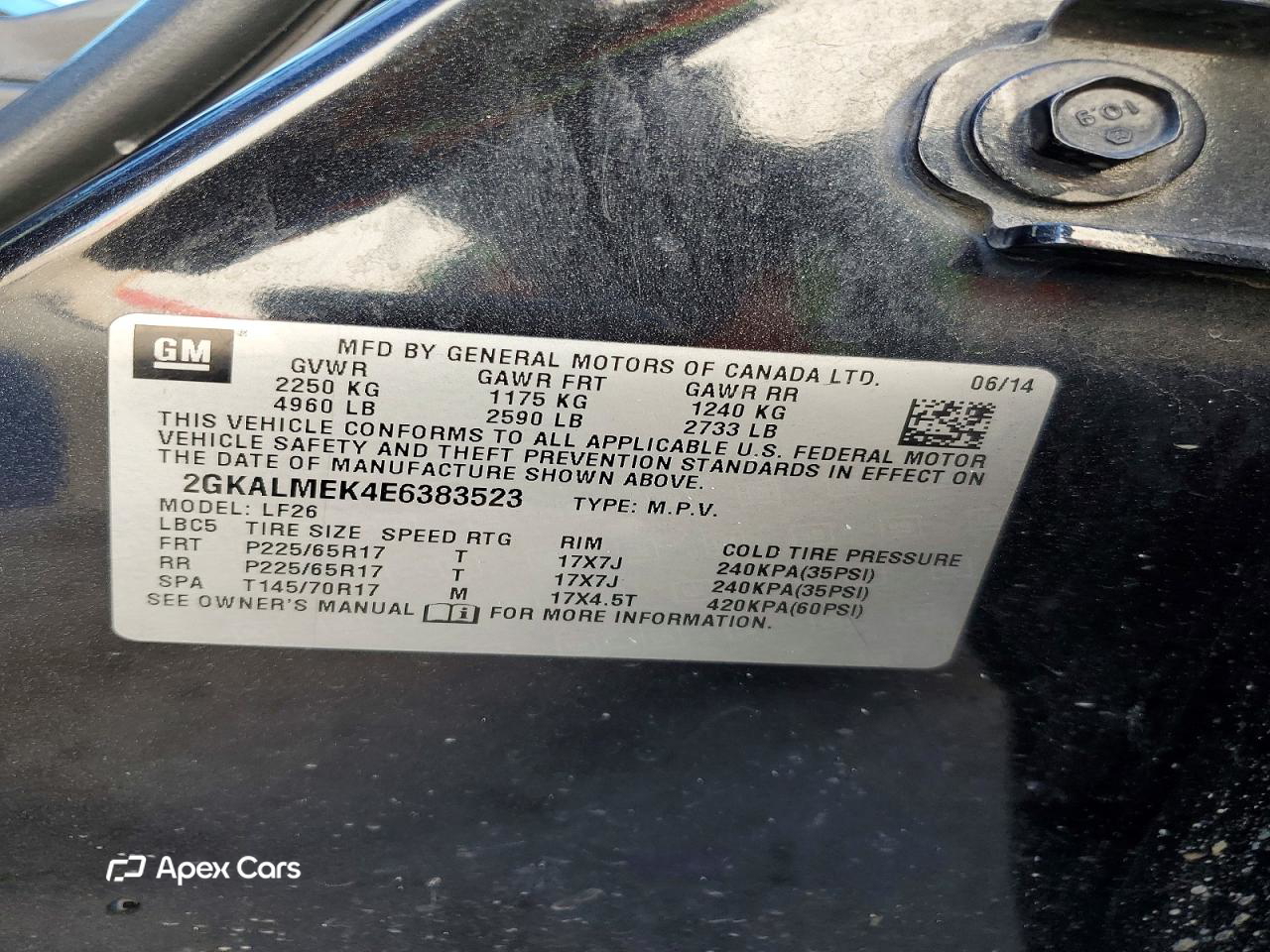 GMC Terrain 2014