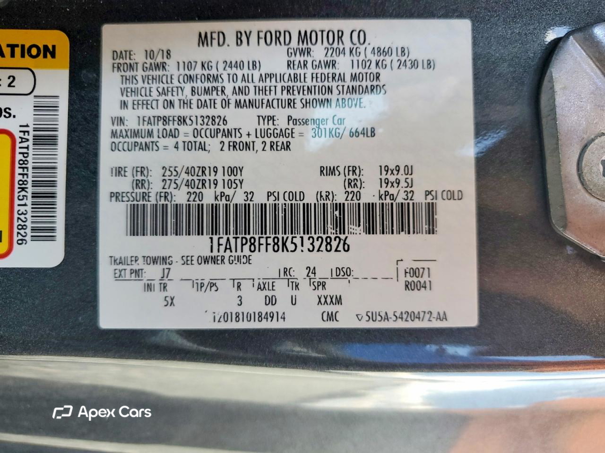 Ford Mustang 2019