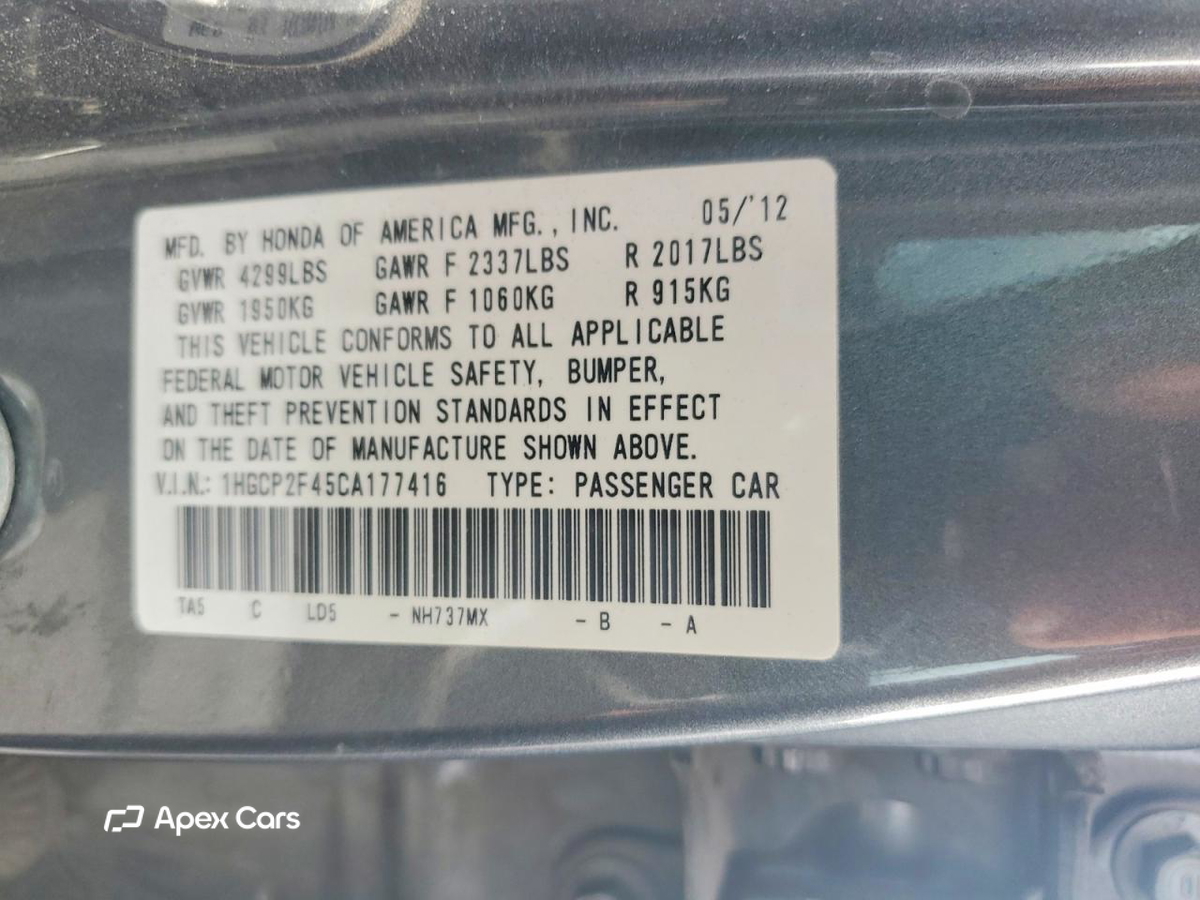 Honda Accord 2012