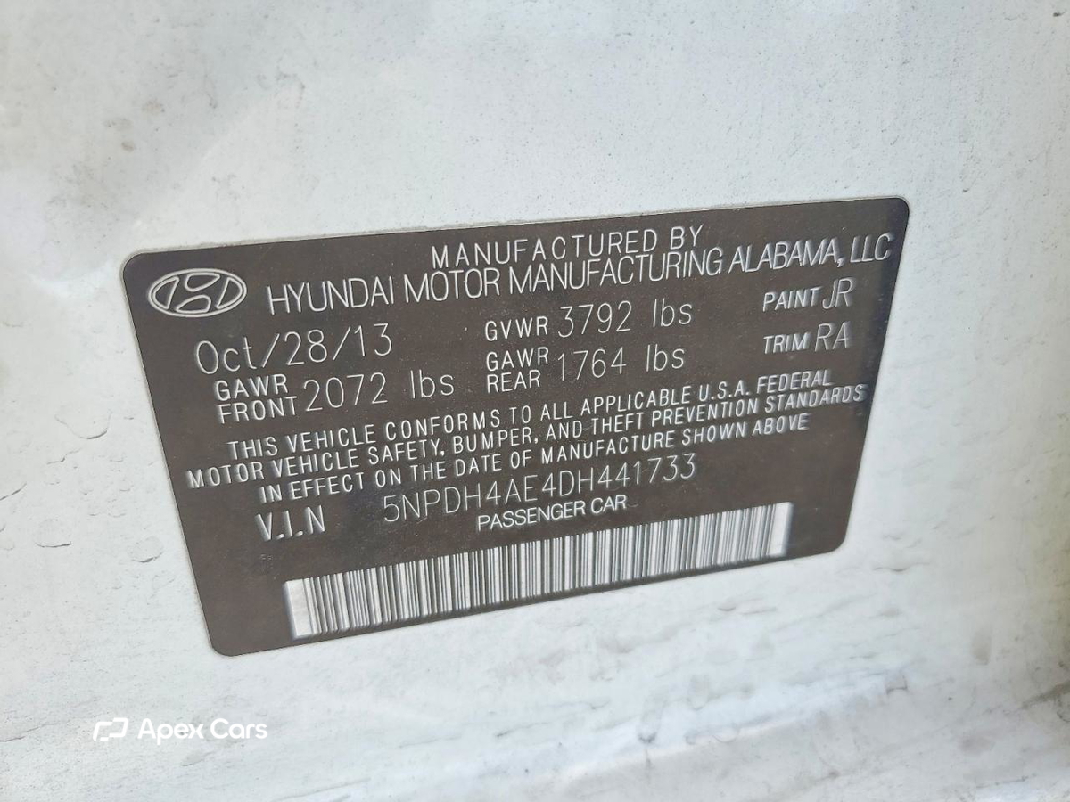Hyundai Elantra 2013