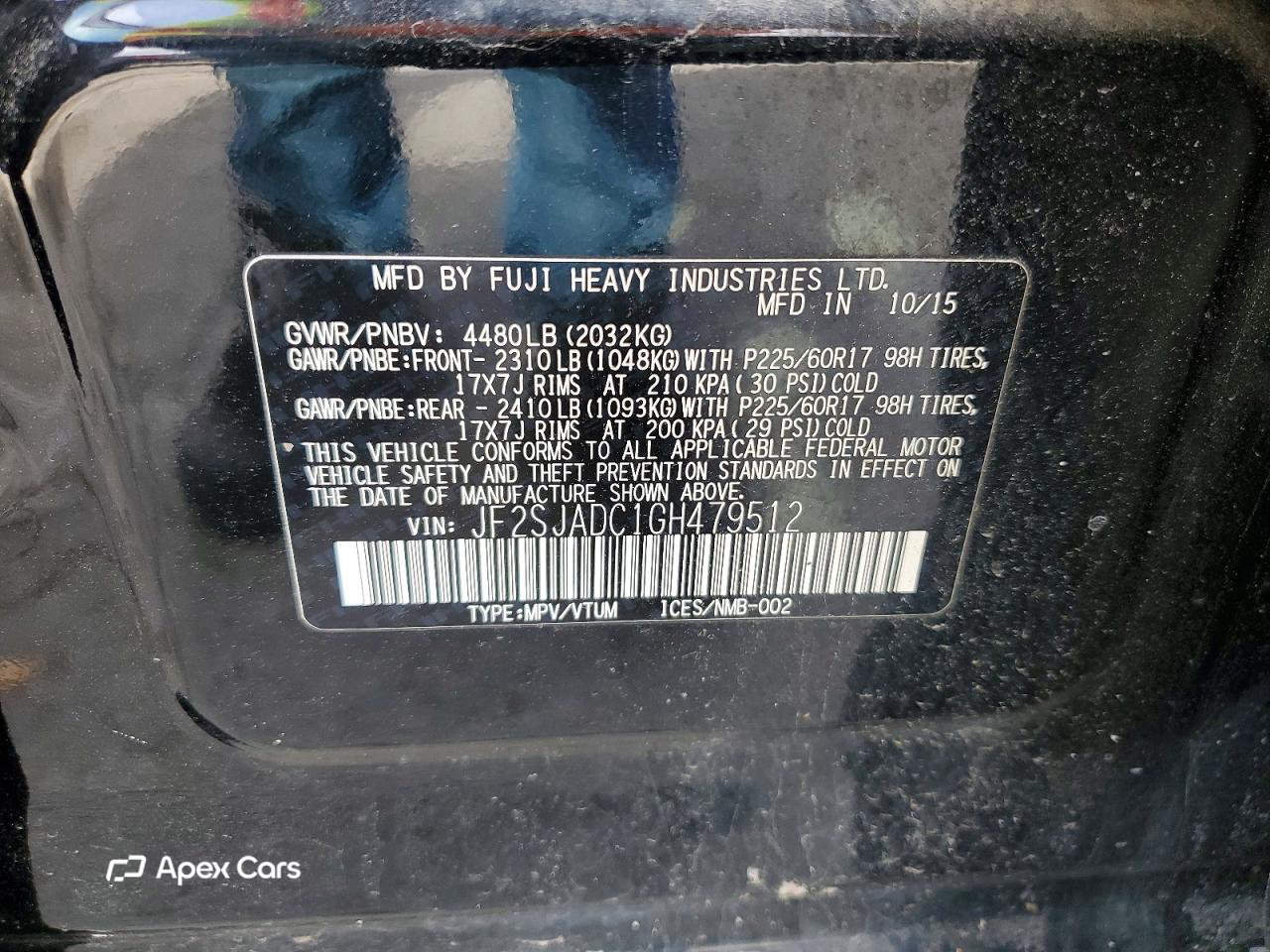 Subaru Forester 2016