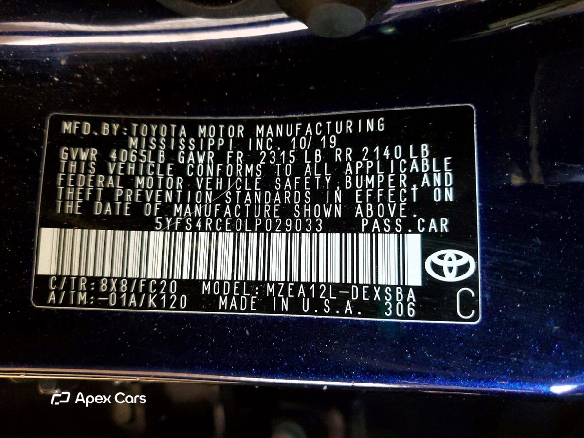 Toyota Corolla 2020