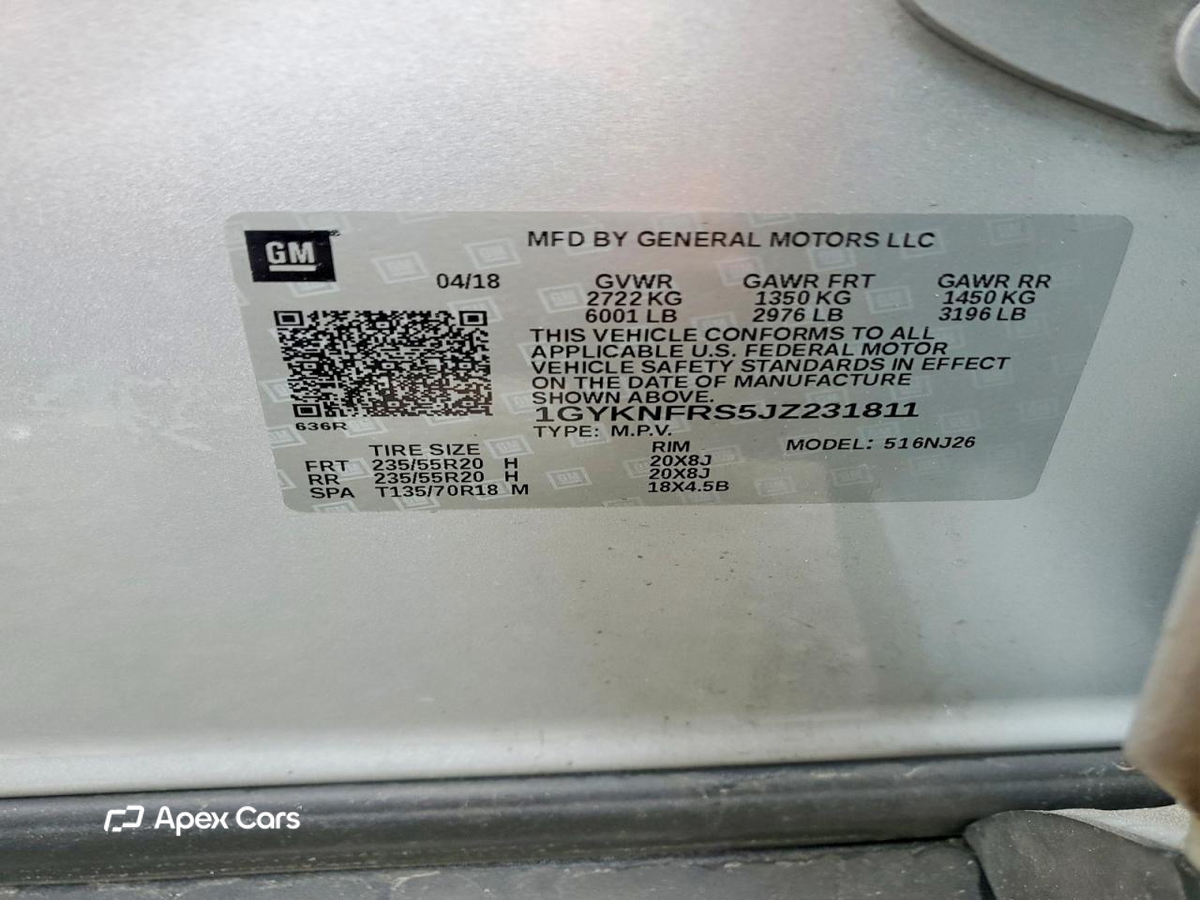 Cadillac XT5 2018