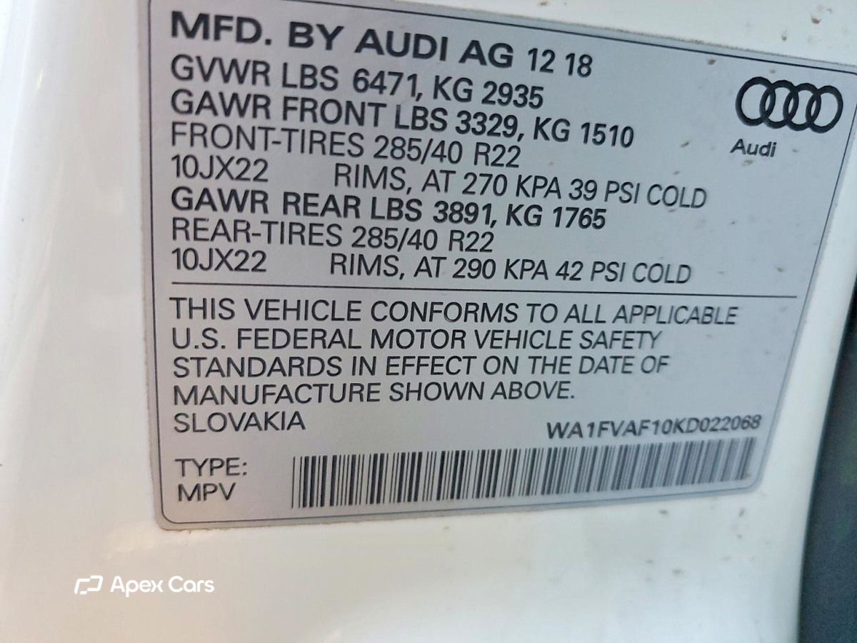 Audi Q8 2019