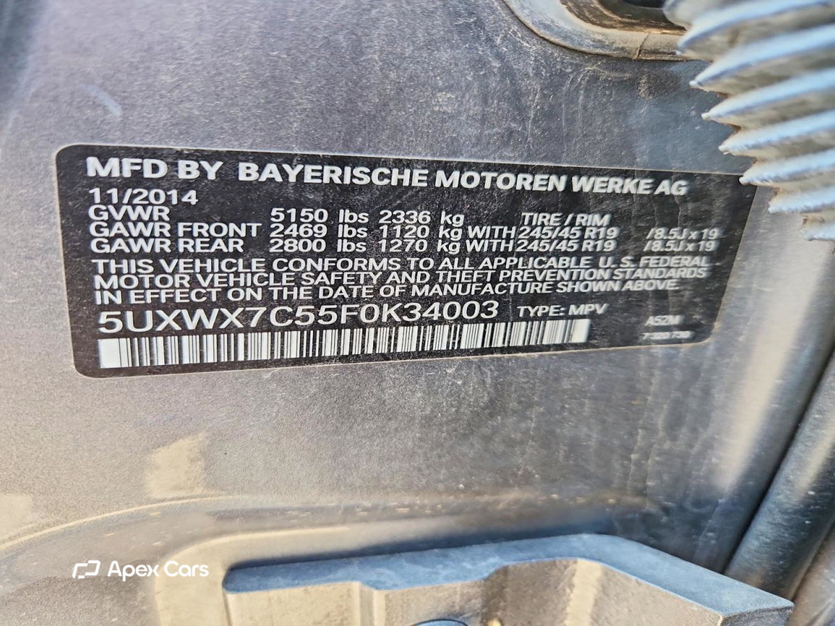 BMW X3 2015
