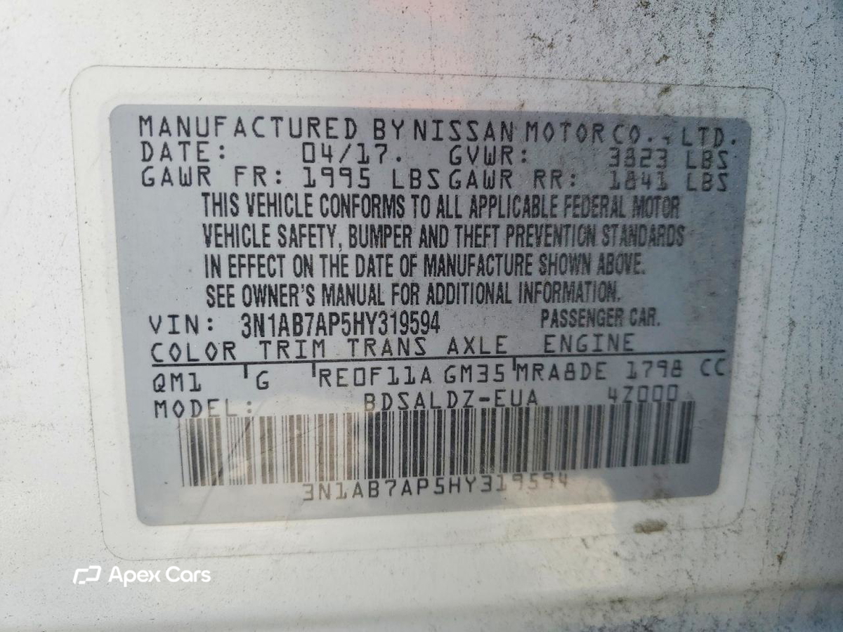 Nissan Sentra 2017