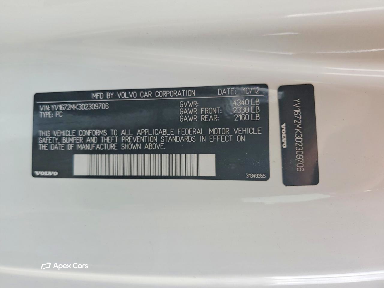 Volvo C30 2013