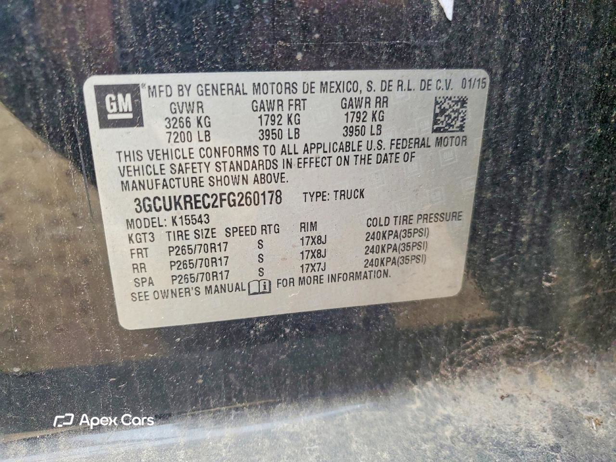 Chevrolet Silverado 2015