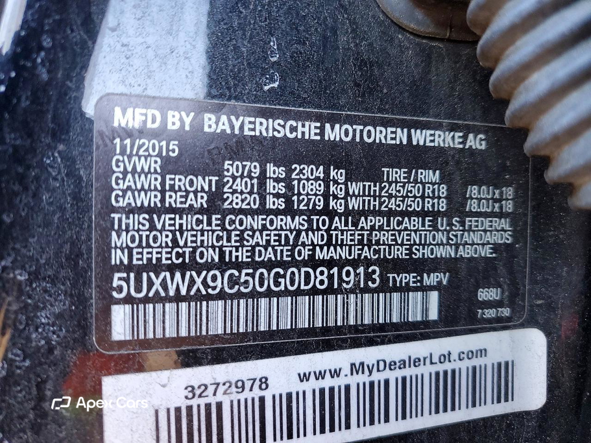 BMW X3 2016